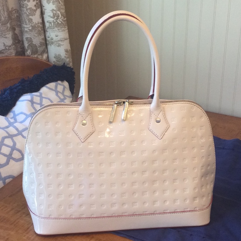 Arcadia Leather ButterCream/beige Italian Bag size OS